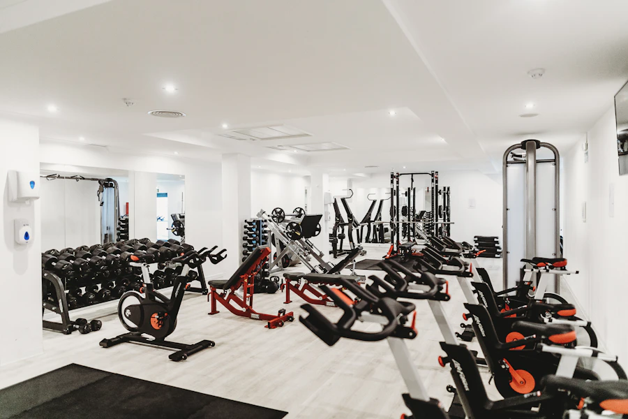 FitCore fitness center building exterior and entrance
