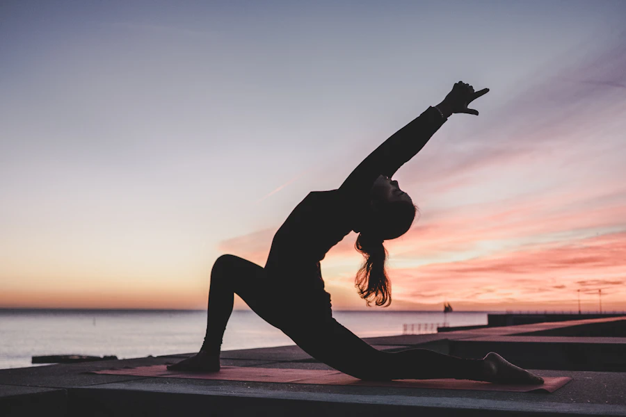 Yoga class in session at FitCore studio